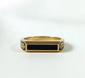 Black Aqeeq Ring - Unisex