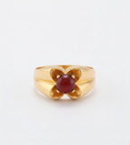 Red Aqeeq Ring - Women