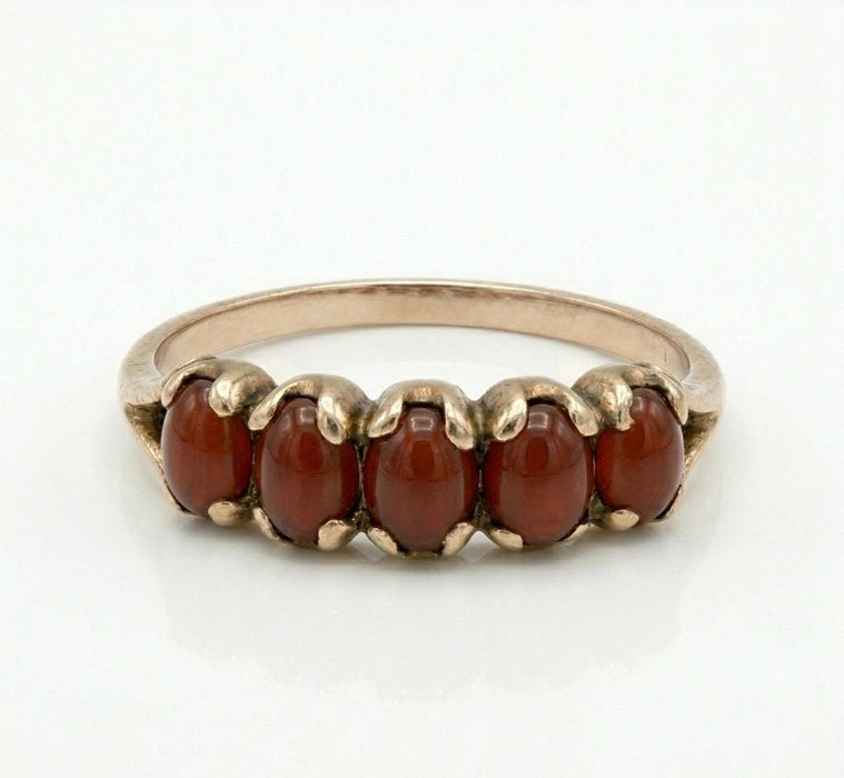 Bague Aqeeq Rouge - Femme