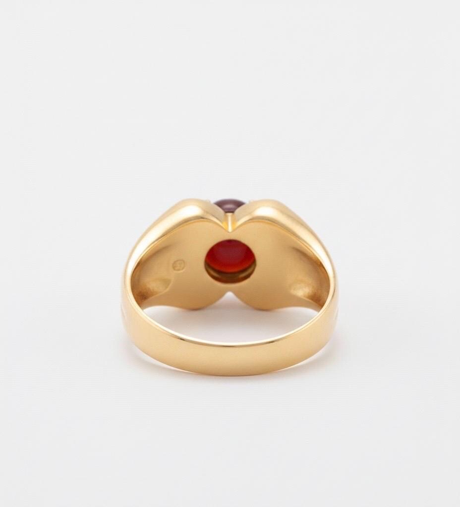 Red Aqeeq Ring - Women
