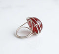 Red Aqeeq Ring - Women