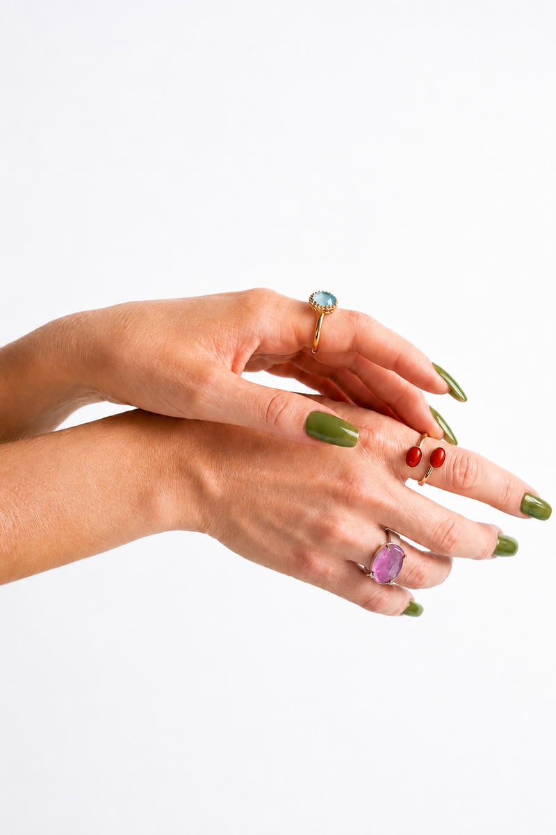 Solstice Opal Solitaire