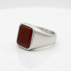 Brown Aqeeq Ring - Men