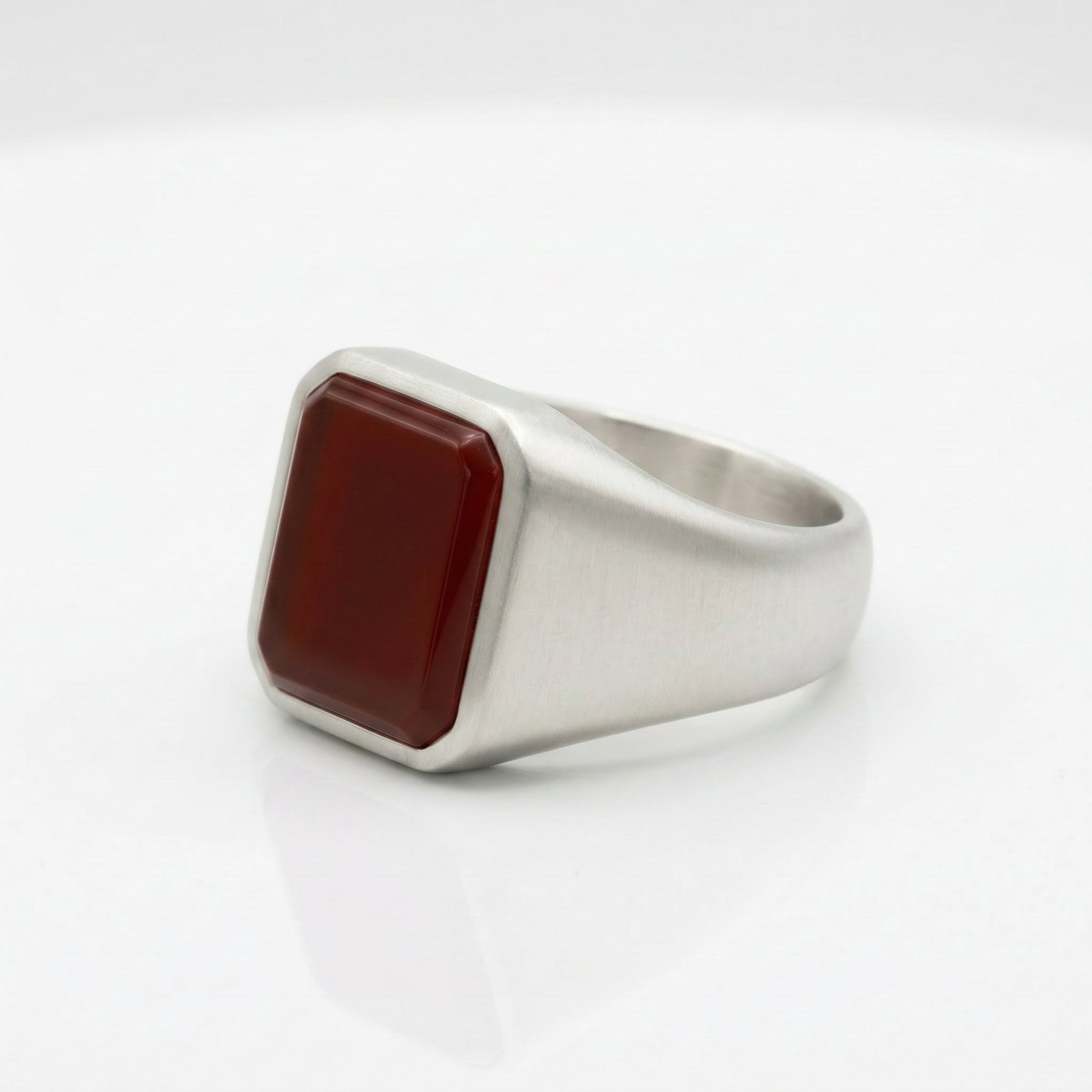 Brown Aqeeq Ring - Men