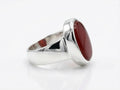 Red Aqeeq Ring - Men