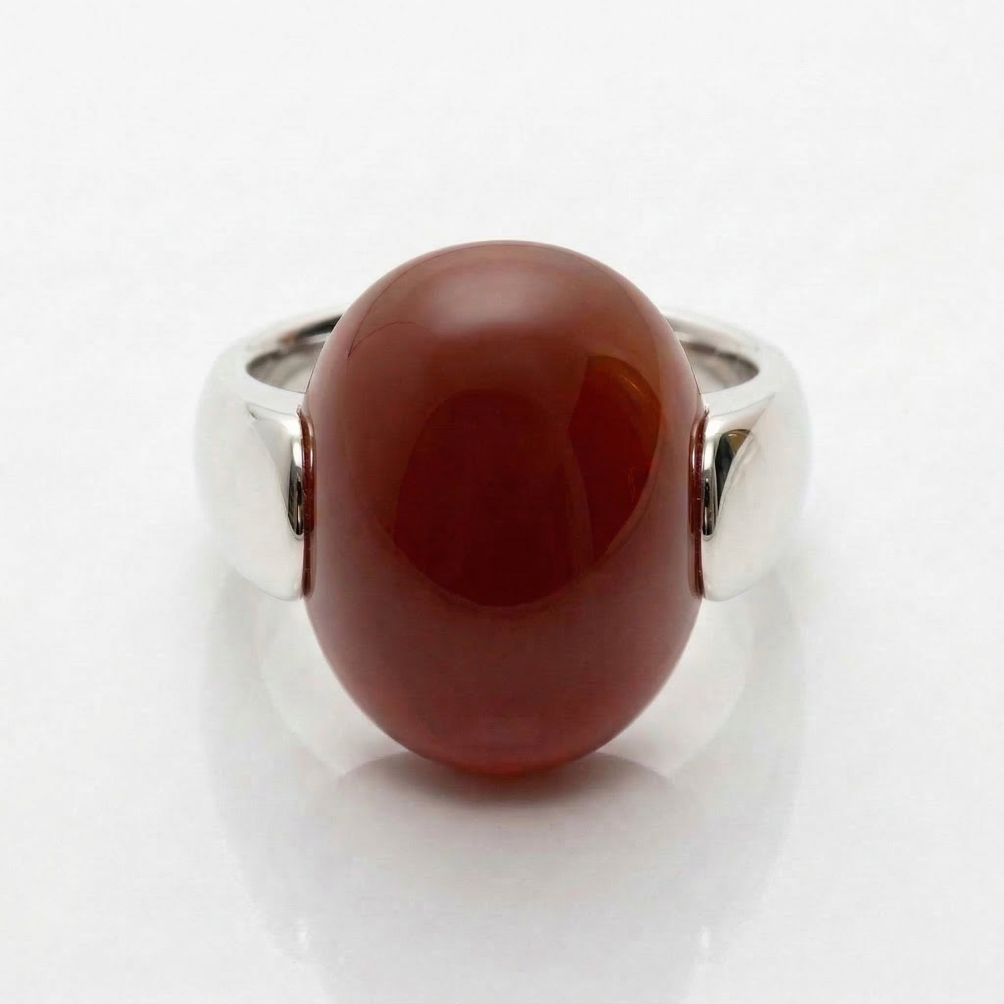Brown Aqeeq Ring - Unisex