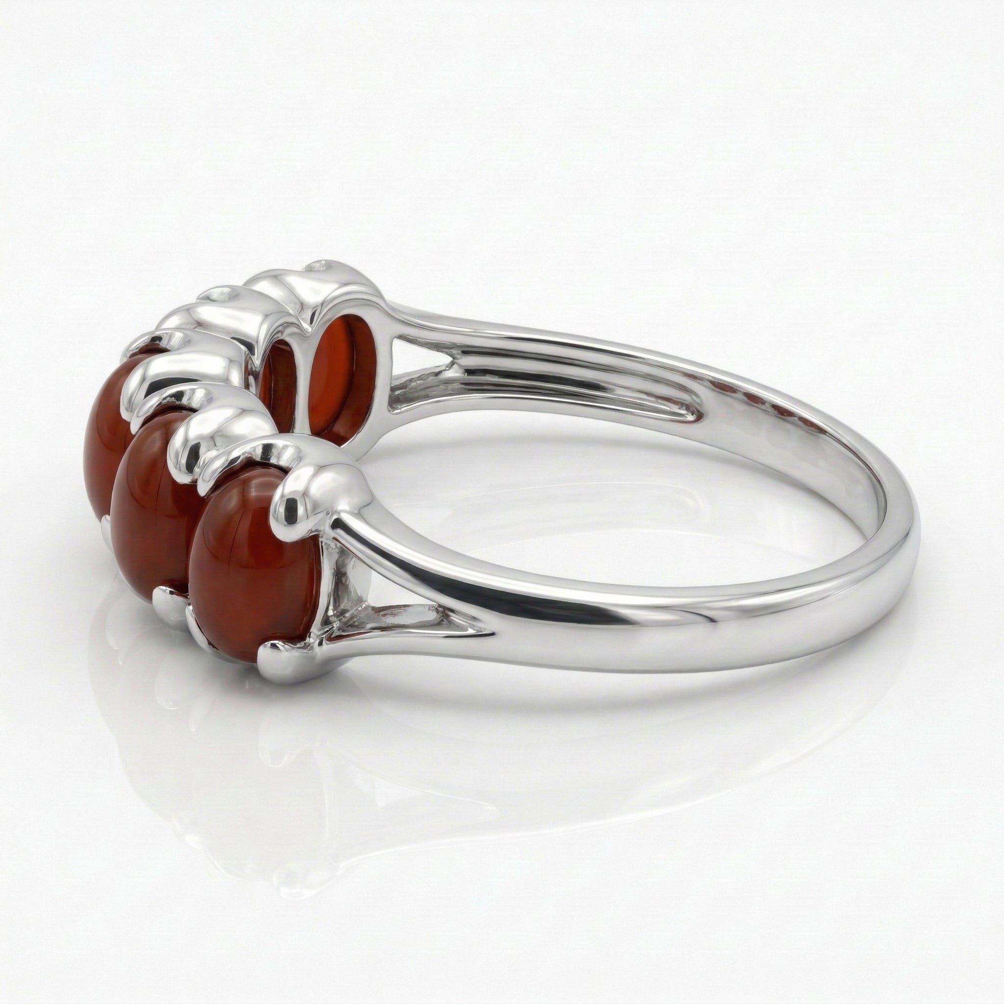 Red Aqeeq Ring - Women
