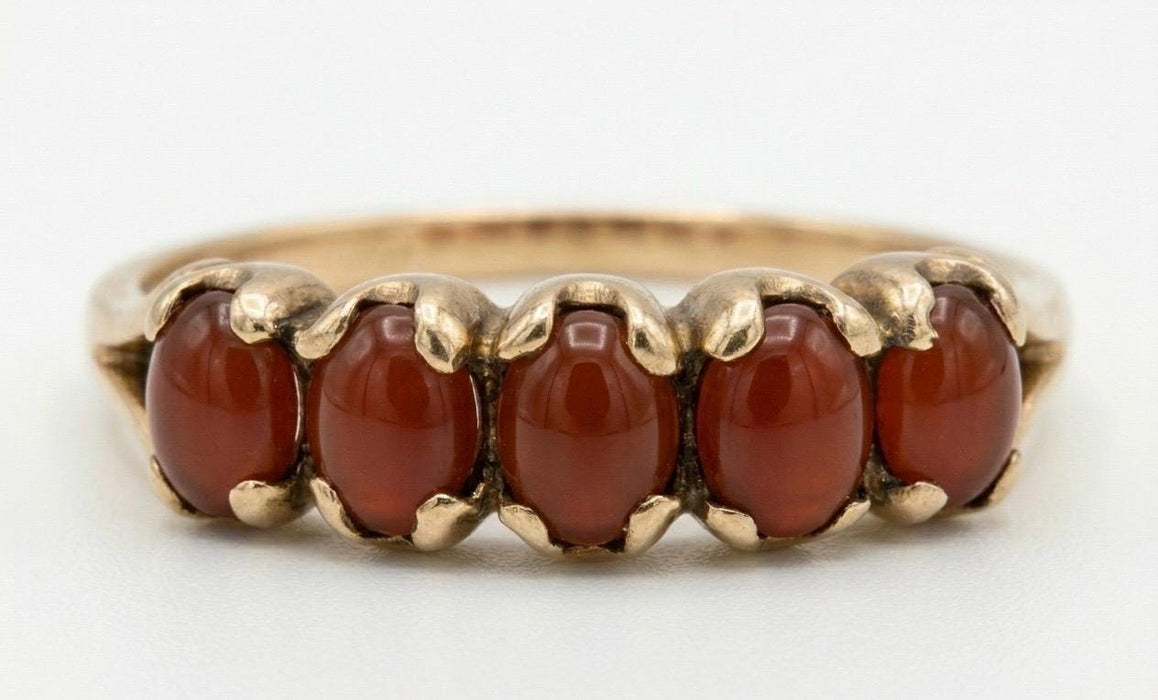 Bague Aqeeq Rouge - Femme